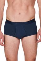 Ten Cate Organic classic slip met gulp 2-pack blauw - thumbnail