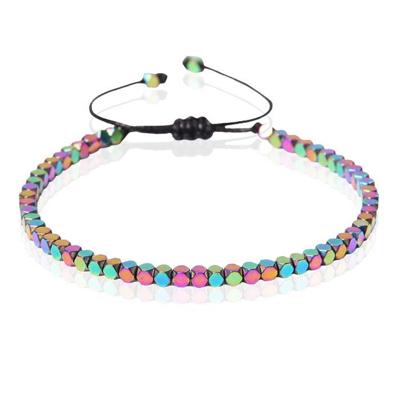 LGT JWLS Dames Armband - 4mm Cube Multi