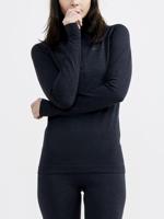 Craft Core Dry Active Comfort HZ Thermoshirt Dames Zwart XL - thumbnail
