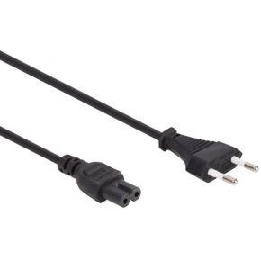 Voedingskabel zwart cee 7/16 incheurostekker inch c7 l 2 m h03vvh2-f 2g0.75 mm2 Velleman - Velleman