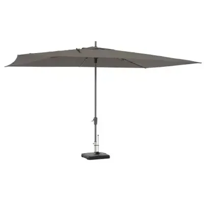 Grote Parasol Rectangle 400x300 cm Grijs van Madison