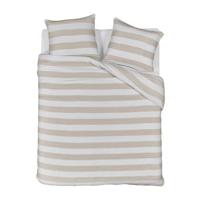 Rivièra Maison Riviera Maison Dekbedovertrek Striped - Zand 200x200/220 cm - thumbnail