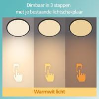 Philips 8721103042965 Plafondlamp, LED-plafondlamp Zwart - thumbnail