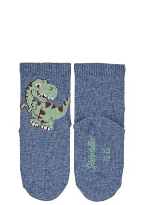 Set van 3 paar Dino sokken voor jongens van STERNTALER gemêleerd blauw