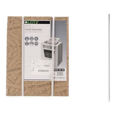 Leitz IQ Home Office P4 Papierversnipperaar 5 vellen Cross cut 4 x 40 mm P-4 23 l Ook geschikt voor Nietjes, Paperclips Leitz IQ Home Office P4 Papierversnipperaar 5 vellen Cross cut 4 x 40 mm P-4 23 l Ook geschikt voor Nietjes, Paperclips