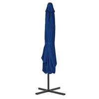 VidaXL Parasol met stalen paal 250x250x230 cm blauw - thumbnail