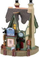 Lemax water taxi café verlicht kersthuisje Plymouth Corners 2023 - thumbnail