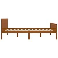Bedframe massief grenenhout honingbruin 160x200 cm - thumbnail