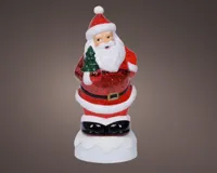 Lumineo led waterspinner kerstman met boom warm wit - thumbnail