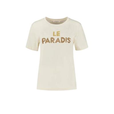 Circle of Trust T-shirt Suri met tekst wit Circle of Trust T-shirt Suri met tekst wit