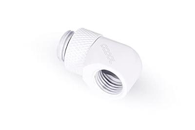 Alphacool Eiszapfen L-connector rotatable G1/4 AG to G1/4 IG verbinding