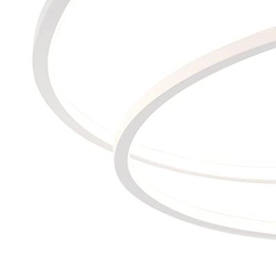 QAZQA Plafondlamp wit 78 cm incl. LED 3 staps dimbaar - Rowin QAZQA Plafondlamp wit 78 cm incl. LED 3 staps dimbaar - Rowin