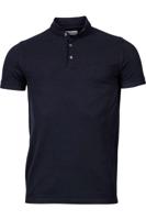 Thomas Maine Heren Poloshirt Navy Pique Slim Fit - thumbnail
