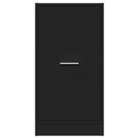 Apothekerskast 40x41x77,5 cm bewerkt hout zwart - thumbnail