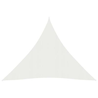 VidaXL Zonnezeil 160 g/m² 4,5x4,5x4,5 m hdpe wit
