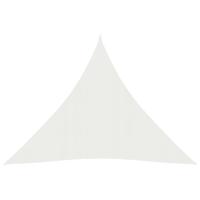 VidaXL Zonnezeil 160 g/m² 4,5x4,5x4,5 m hdpe wit - thumbnail