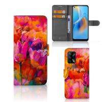 Hoesje OPPO A74 4G Tulips - thumbnail
