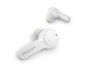 Philips TAT3217WT/00 True Wireless Koptelefoon, IPX5 Zweet- En Waterbestendige In-Ear Oordopjes, Tot 26 Uur Afspeeltijd Met Draagbare Oplaadcassette, Wit - thumbnail