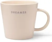 Vondels theekop keramiek dreamer 10x11cm ecru - thumbnail