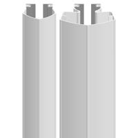 Ellen vingerbeschermingsprofiel - Finprotect Plus 5090 - 198cm - wit RAL9010 - thumbnail