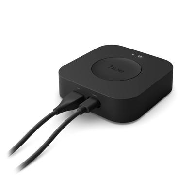 Philips Hue Bridge Pro, Smart Light Hub, draadloos, geavanceerde versleuteling, ondersteunt 150+ lampen en 50 accessoires, werkt met Apple Home, Amazon Alexa, Google Assistant, Samsung SmartThings