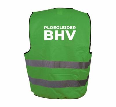 Ploegleider BHV hesje groen - Ploegleider BHV hesje groen