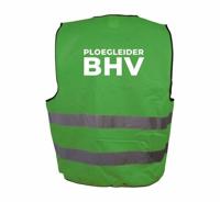 Ploegleider BHV hesje groen - Ploegleider BHV hesje groen - thumbnail