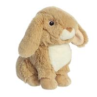Eco Nation Pluchen knuffel - langoor konijn - 23 cm - thumbnail