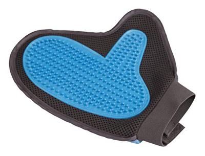 Kerbl Coat Care & Lint Handschoen, 23 cm, Blauw/Antraciet