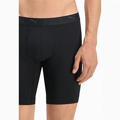 Puma Sport Boxershorts Microfiber Long 2-pack Zwart-L - thumbnail