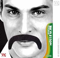 Snor zwart macho - thumbnail