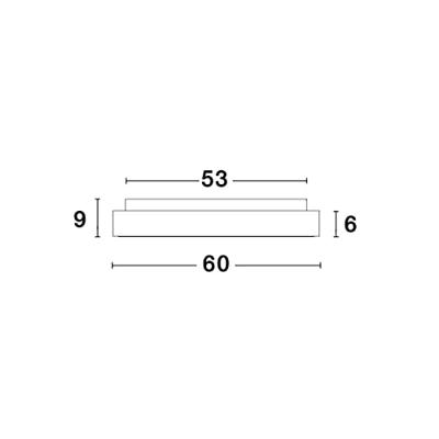 Lyora PlafondlampRando Thin goud Ø 60cm - 9353854
