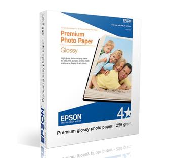 Epson Premium Glossy Photo Paper C13S042154 Fotopapier 13 x 18 cm 255 g/m² 30 vellen Hoogglans