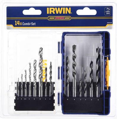 Irwin borenset metaal/multimateriaal/hout 14-delig