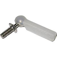 Modelcraft Messing, Kunststof Kogelkop Met buiten- en binnenschroefdraad M2 M2 1 stuk(s) - thumbnail