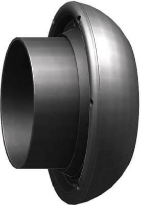 Dallai V-deel met laskoppeling - type C - zwart - 159 x 159 mm