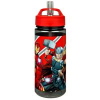 Scooli Drinkfles Marvel Avengers 500 ml Rood/Zwart - thumbnail