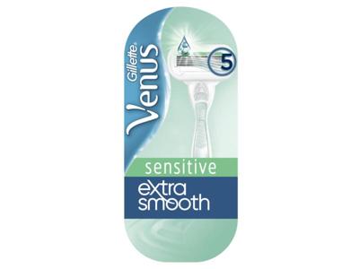 Gillette Venus Sensitive Extra Smooth Apparaat incl 1 Mesje Gillette Venus Sensitive Extra Smooth Apparaat incl 1 Mesje