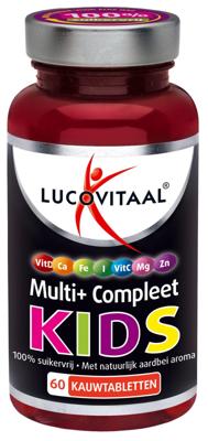 Lucovitaal Multi+ Compleet Kids Kauwtabletten Aardbei Ananas