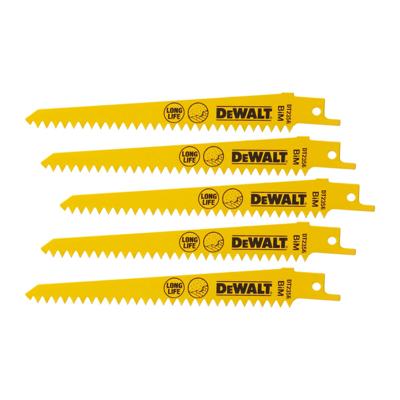 DeWalt Accessoires Reciprozaagblad BiM 152x4,2mm splintervrij in gipsplaat en kunstsof - DT2356-QZ