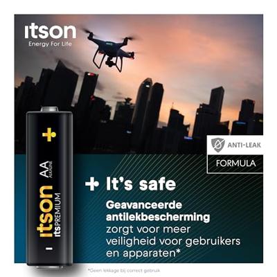 itson Itspremium AA batterij (penlite) 1.5 V 8 stuk(s)