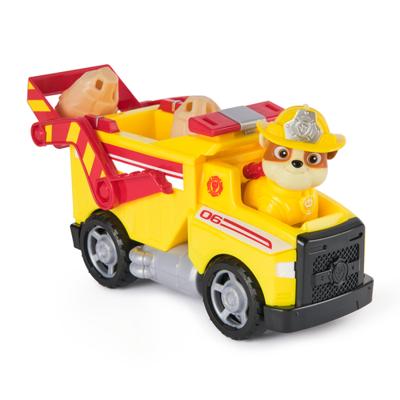 PAW Patrol Brandweerredding Rubble's kiepwagen met speelfiguur