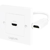 LogiLink AH0014 HDMI Adapter [1x HDMI-bus - 1x HDMI-bus] Wit 0 m - thumbnail