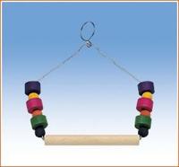 Ferplast ter 4084 schommel hout met kralen - thumbnail