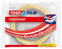 Plakband TESA 15 MM X 66 M Transparant Polypropyleen - thumbnail