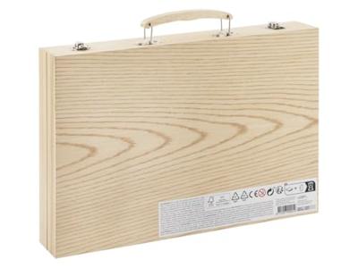 Creative Craft Group Houten kleurkoffer fsc, 86dlg.
