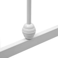 Bedframe metaal wit 90x200 cm - thumbnail