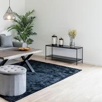 House Nordic Tv-meubel Avery met 2 schappen zwart - thumbnail