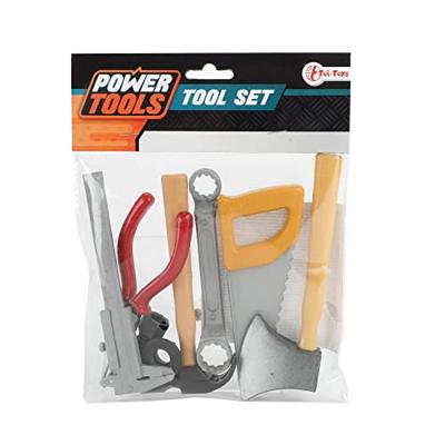 Toi-Toys Power tools gereedschapset in zak, 7dlg.