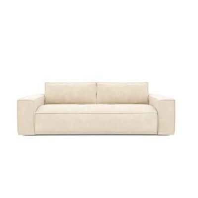 Express slaapbank dunlopillo fluweel met crèmepatroon 140cm